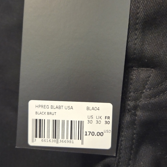 Kooples Black Brut Regular Jeans Smooth Finish Awesome "SKULL" Detail On Pocket - Picture 3 of 7